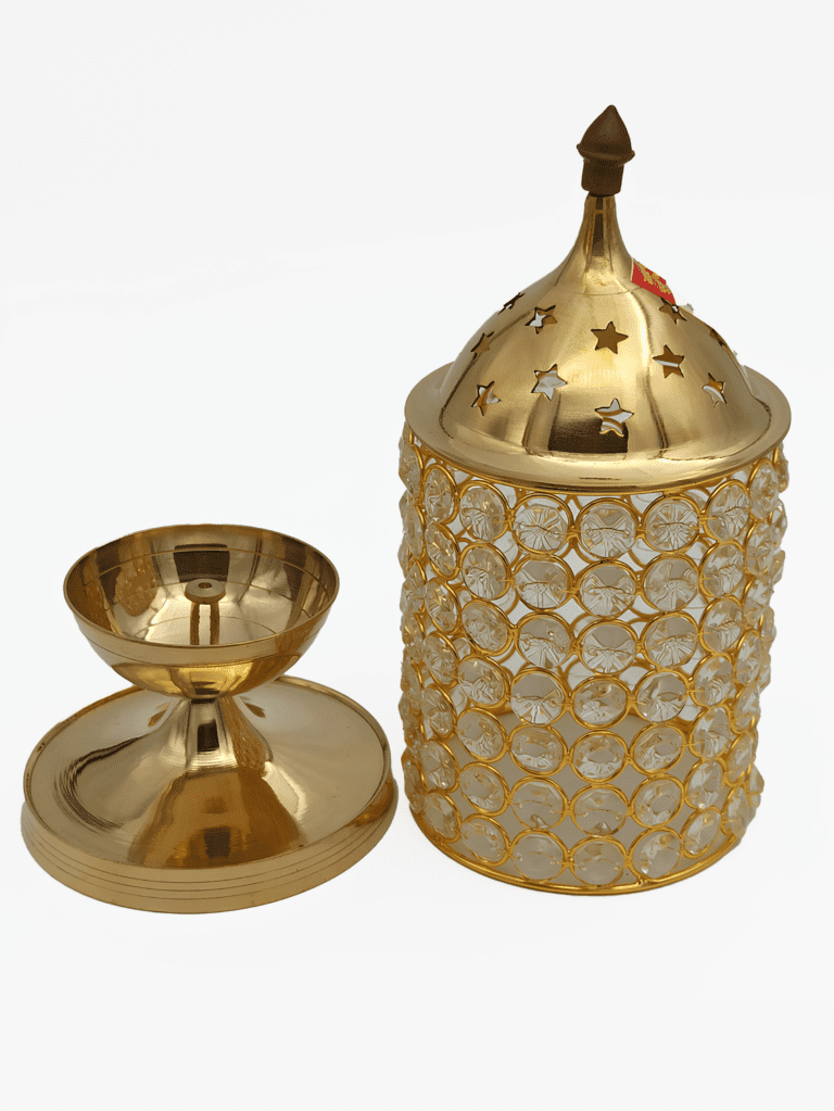 Akhand Diya / Brass Crystal