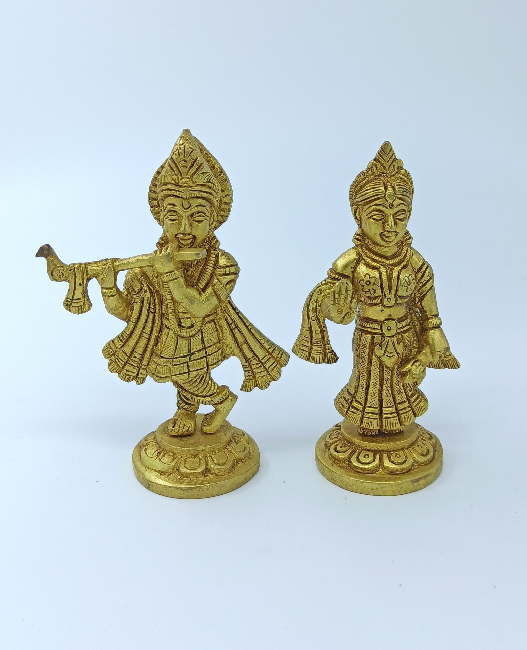 Radha Krishna Murti Playing Flute 9cm