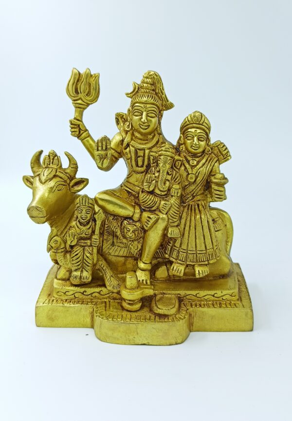 Shiv parivar brass idols