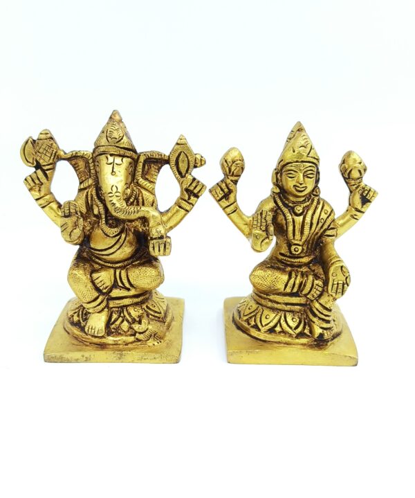 Laxmi ganesh idols brass