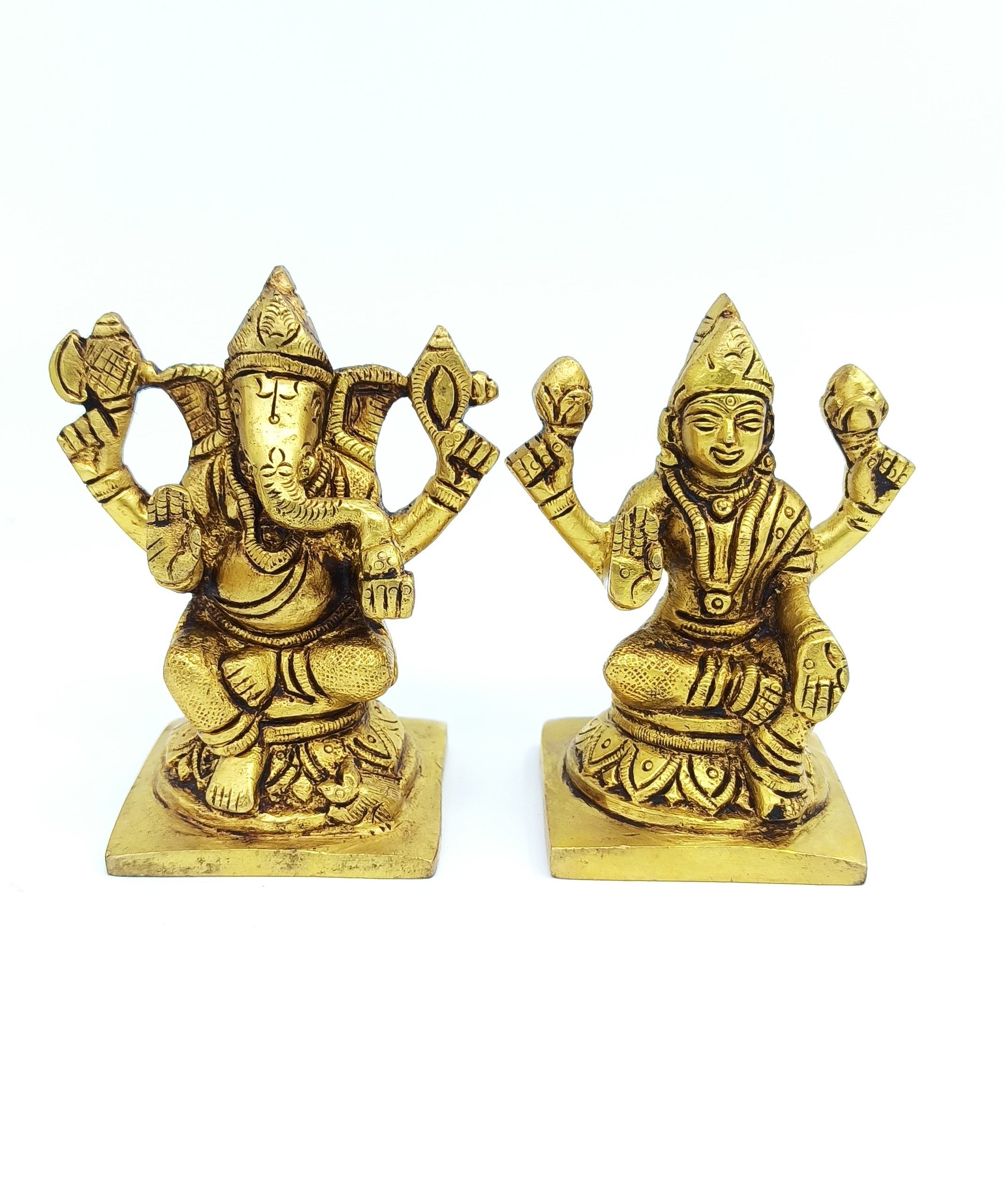 Laxmi Ganesha Murti 10 cm 988 gm