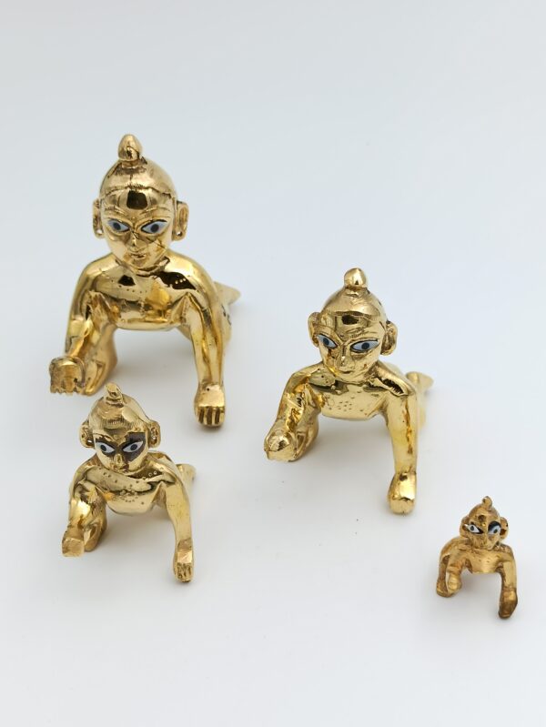 Laddu Gopal Idol Brass 3 no - Image 2