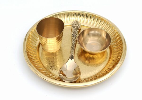 Thali Set, Brass pooja